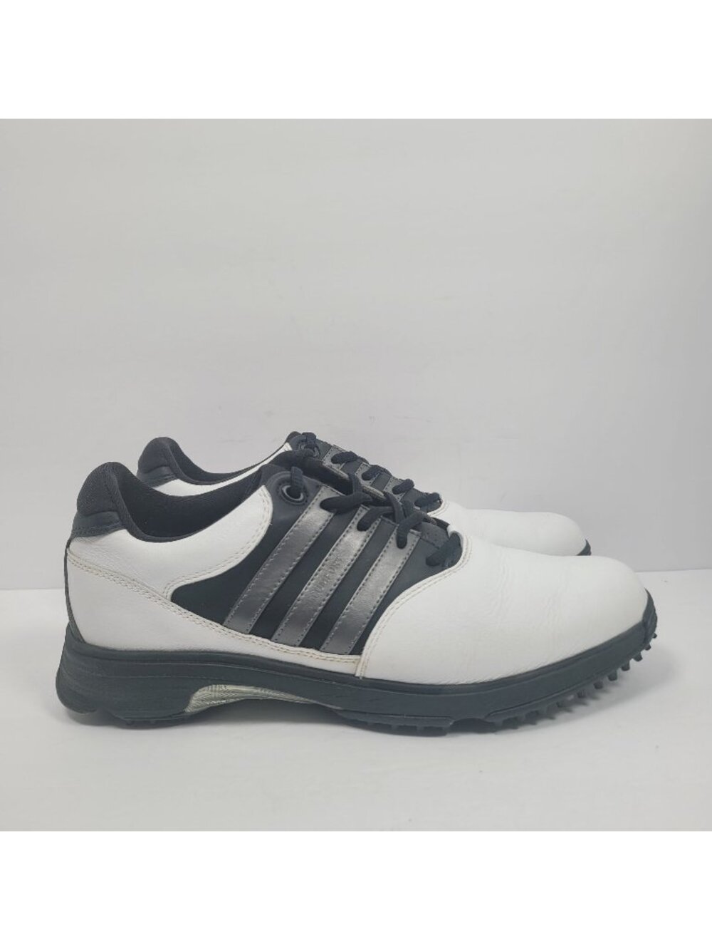 Adidas AdiCOMFORT 2 Men's White & Black Golf Shoes 670559 US Size 9